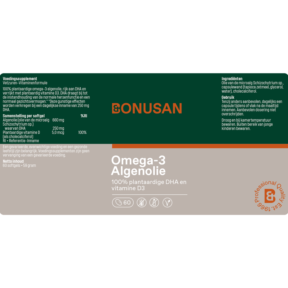 Omega-3 Algenolie